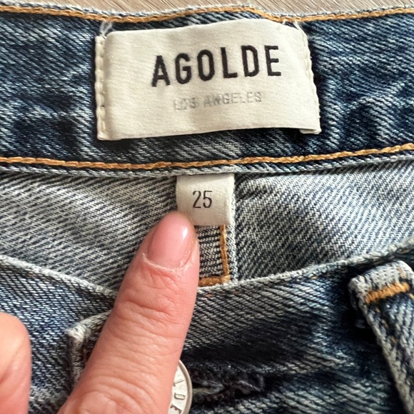 Agolde “Riley” soft denim jeans, SZ 25 - Picture 9 of 13